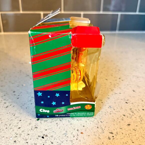 Y2K Vintage Play-Doh Snowman Christmas Ornament Collectible in Box Hasbro - Picture 4 of 8